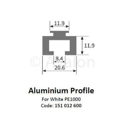 Anodised Aluminium   10ft Length