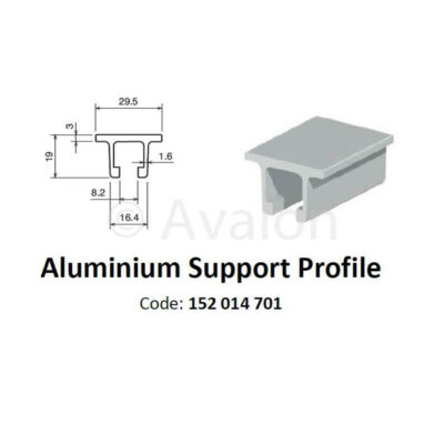 Aluminium Profile Support   10ft Length
