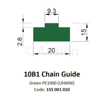 10B1 Chain Guide   2m Length
