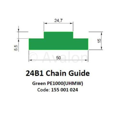 24B1 Chain Guide   2m Length