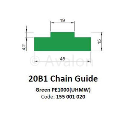 20B1 Chain Guide   2m Length